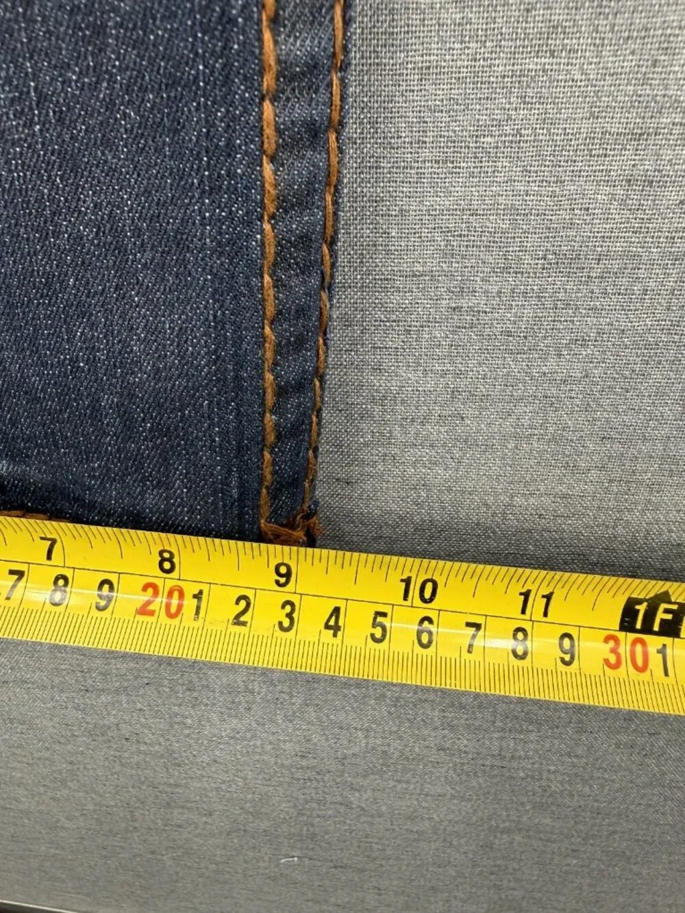 True Religion Joey Super T Jeans Mens 40x30 Blue Denim Straight Leg Pants USA